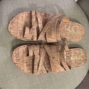Natural Cork Sandals